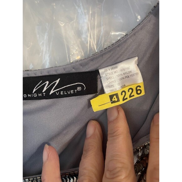 Midnight Velvet evening gown size 12 - Picture 9 of 9